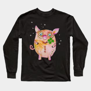 Lucky pig Long Sleeve T-Shirt